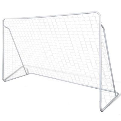  vidaXL Fussballtor 240x90x150 cm Stahl HochwertigSKU:90572