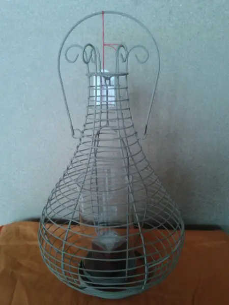 Metallcandle - Light Laterne mit Glas (Handarbeit)