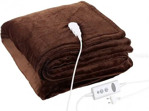  XXL-Webpelz-Heizdecke, 10 Heizstufen, Timer, GS-zert., 180 x