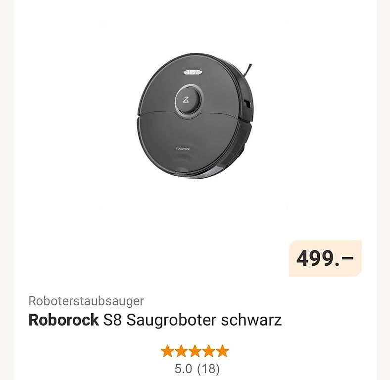 Roborock S8 Black Nero
