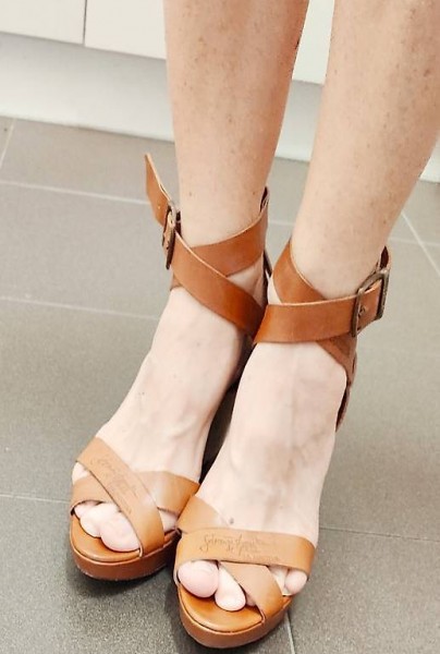 Sandalen Gr.40, Leder