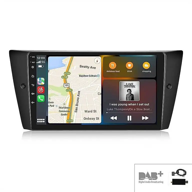 Bmw E90 Autoradio DAB+ Carplay Navi GPS E91 E92 E93