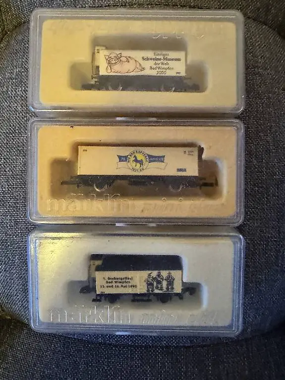 3 wagen märklin spur z