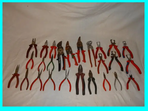 26 div. Zangen Rundzange Greifzange blechscheren