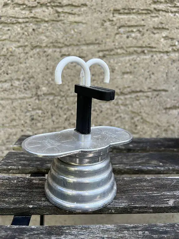 Espresso bereitet outdoor