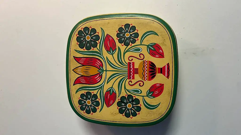 Blechdose Läckerlihuus Basel Vintage