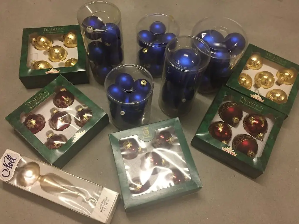 Weihnachtsschmuck, Weihnachtskugeln