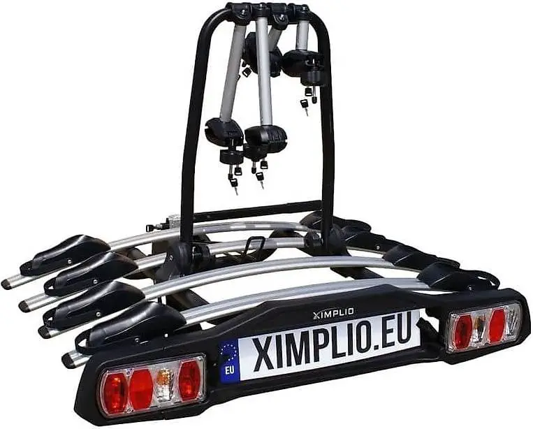 Fahrradträger für 4 Räder für Anhängerkupplung AHK - abklapp