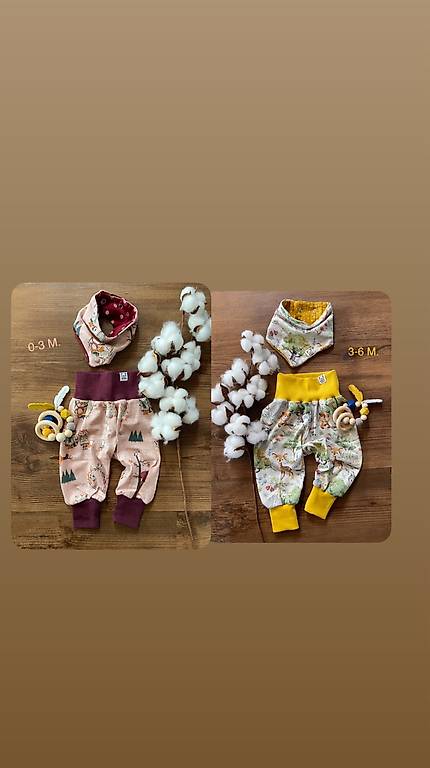 NEUE selbstgenähte Baby Pumphosen