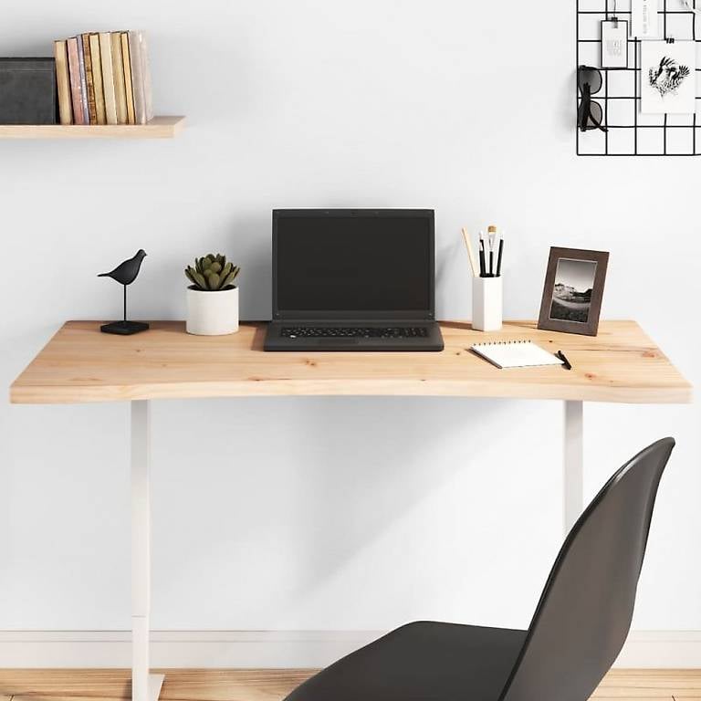 Schreibtischplatte 100x50x2,5 cm Massivholz Kiefer