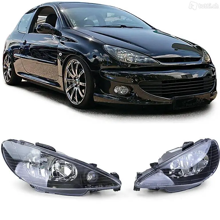  Peugeot 206 03-06 + GTi, Scheinwerfer Satz