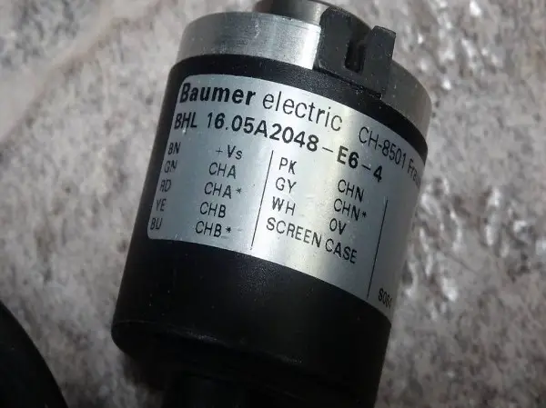 Baumer Incremental Encoder BHL 16.05A2048-E6-4