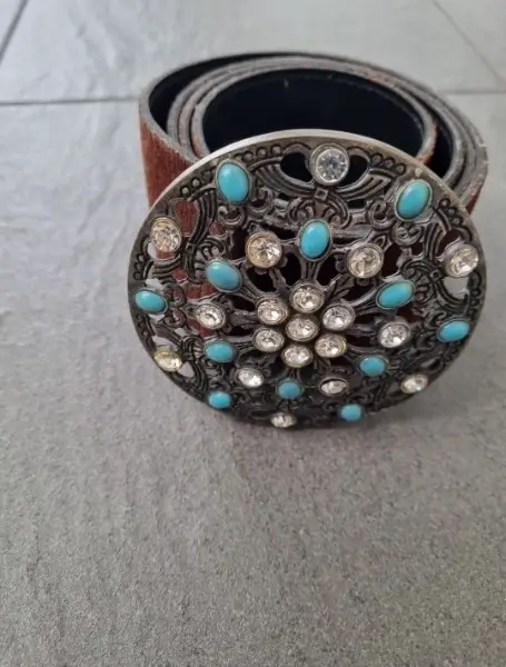 Gürtel aus Leder Grösse 95cm