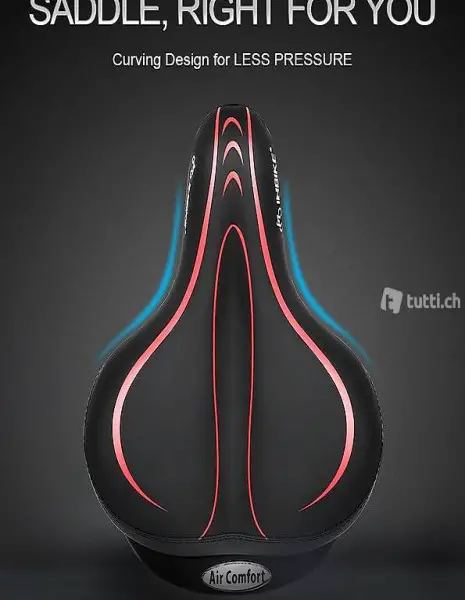  INBIKE Aufblasbare Fahrrad Sättel Verdicken Breite Kissen