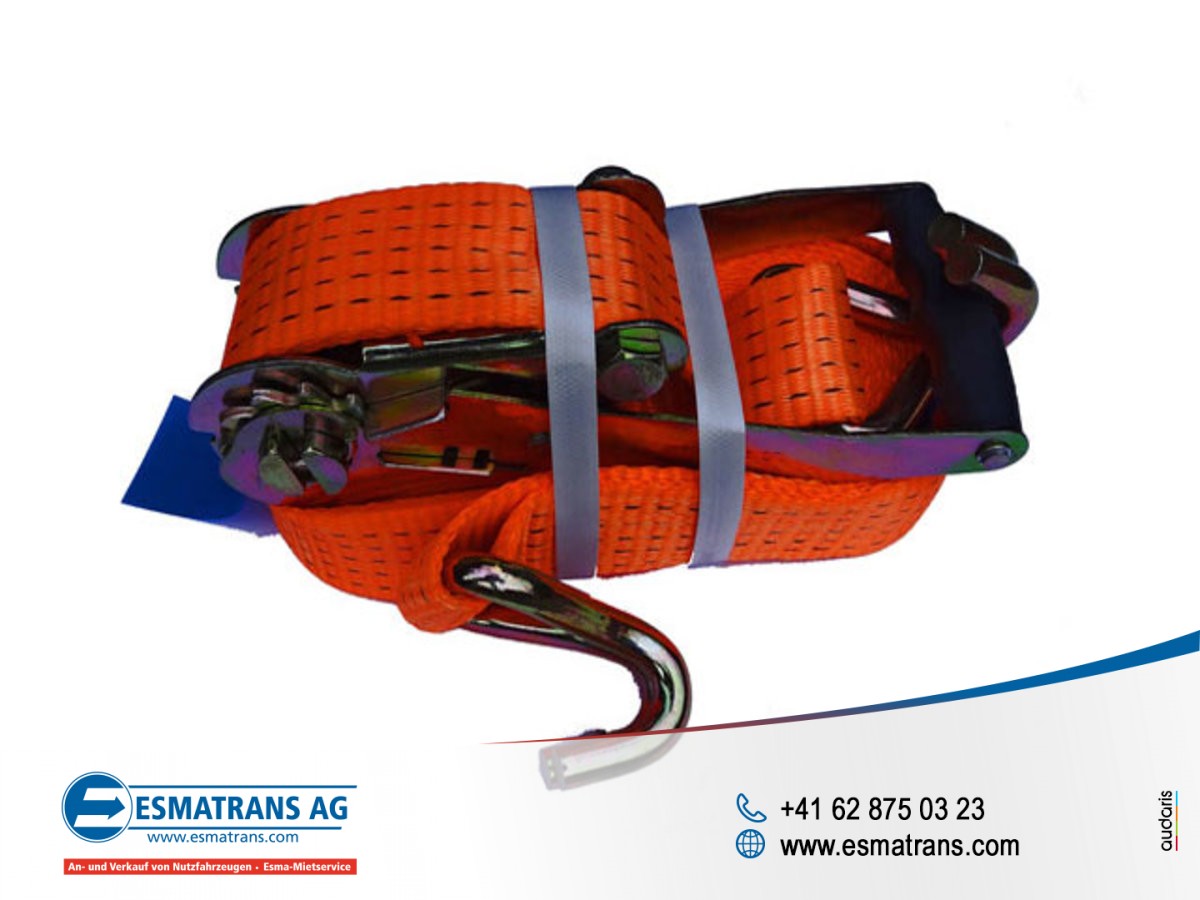 Spanngurten 4t mit Drahthaken, Länge 7,60m, Zubehör / Diverses