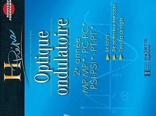 PHYSIQUE-Optique Ondulatoire,2ème année