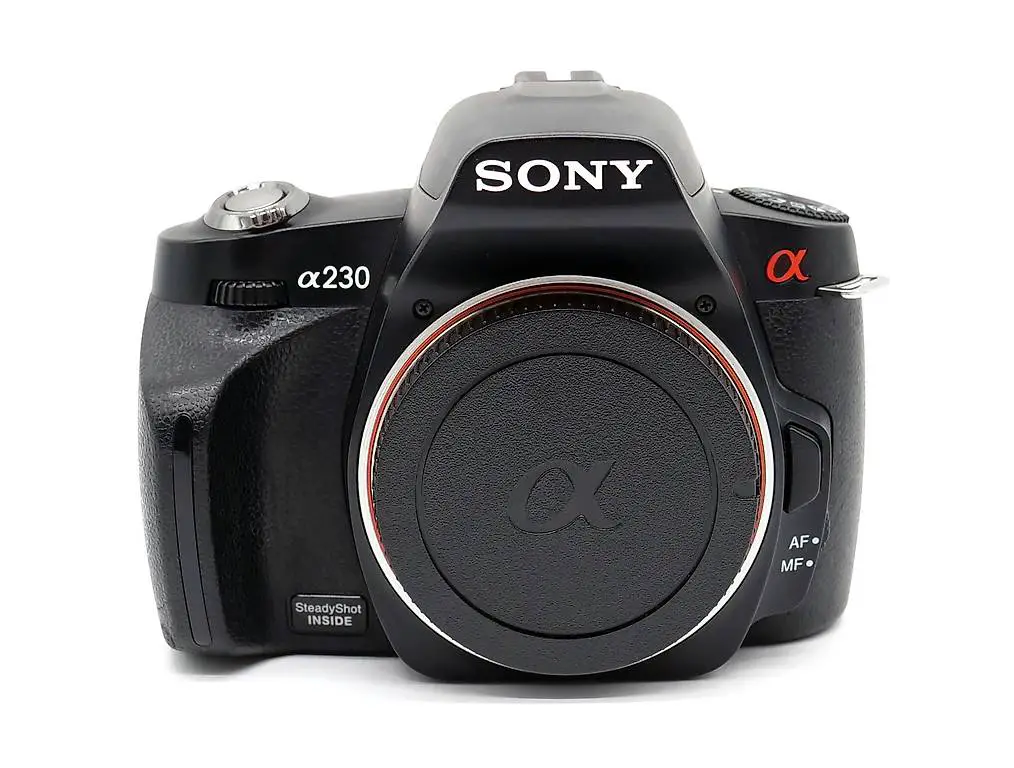 Sony Alpha A230 DSLR-Digitalkamera, 10.2 MP, CCD, Jpeg + RAW