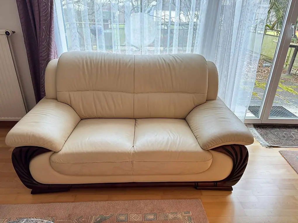 Sofagarnitur aus Leder