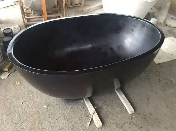  Badewanne Freistehend Stein mit 2 Waschbecken Sonderaktion