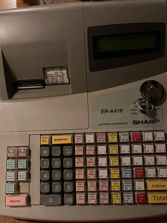 Registrierkasse Sharp