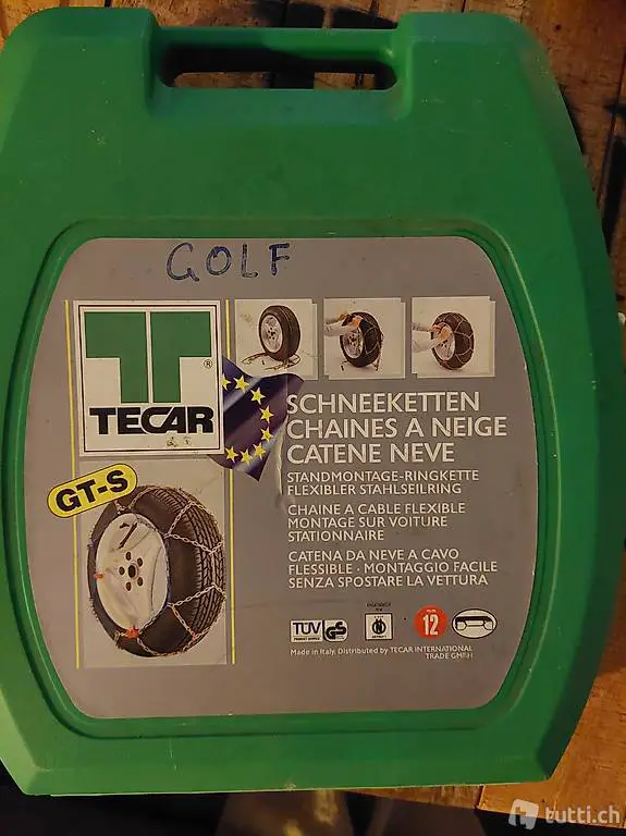 Schneeketten Tecar GT-S NEU, zb. VW Golf