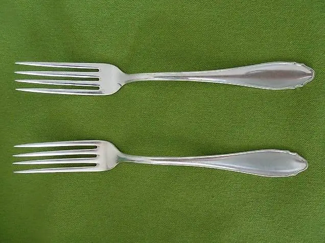 Gabeln 2Stück 21cm lang, 800 Feinsilber
