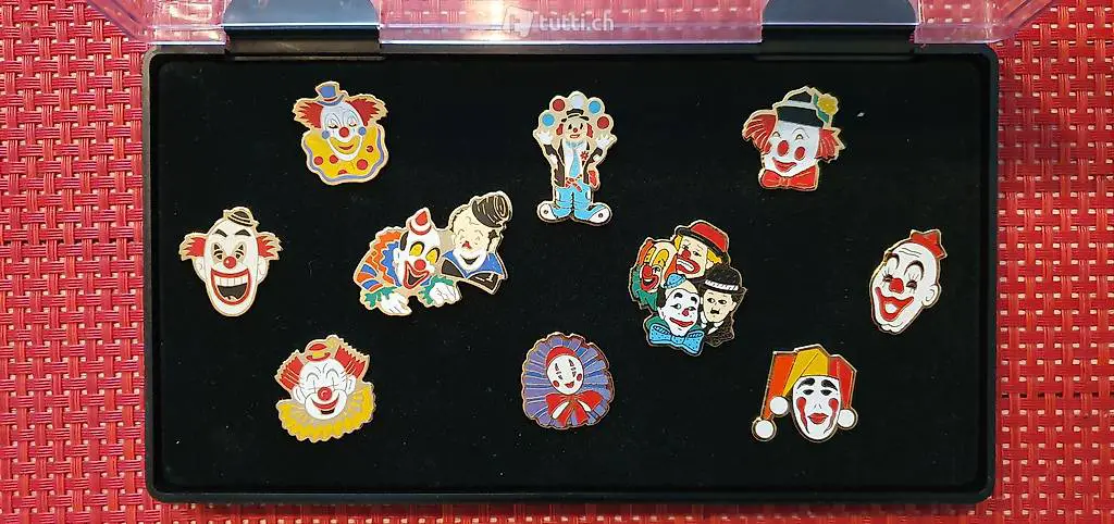 Clown Pin Sammlung 10 Stück