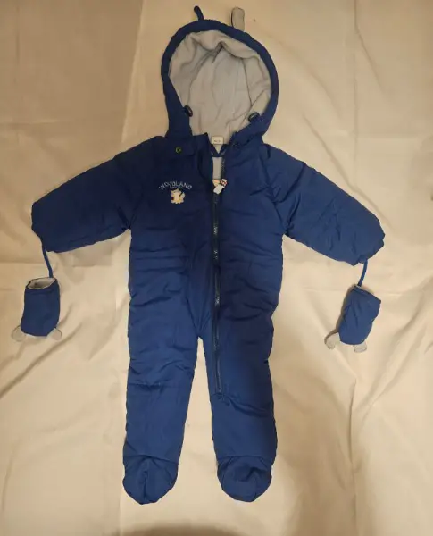 Baby Schneeanzug Winteranzug Overall, Blau top