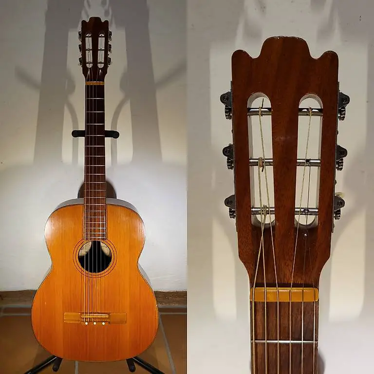 Vintage Akustik Gitarre Bo Wretling Typ 10