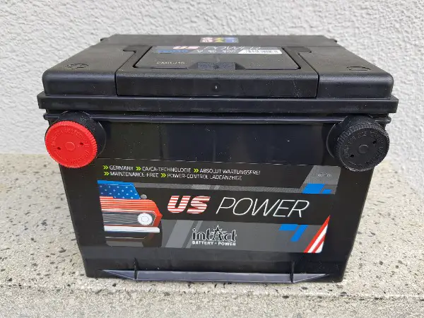 Autobatterie US Car Power, mit Ami-Anschlüssen, neu, 60Ah