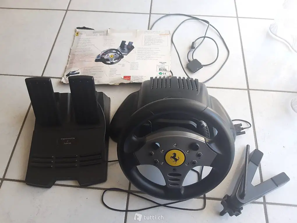  Playstation 2 shock2 racing wheel