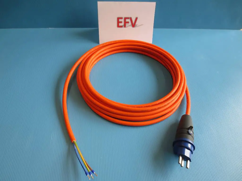 5m T23 IP55 16A Pur Geräte Anschlusskabel 3x2.5mm2 H07BQ-F
