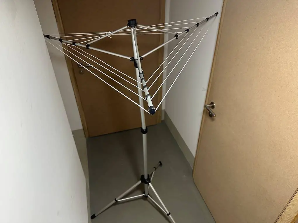 Mobile Wäschespinne