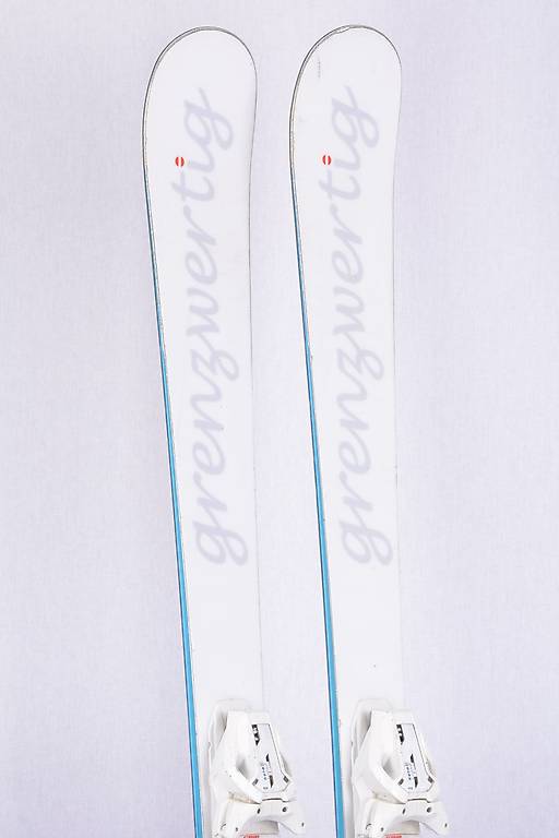 Damenski GRENZWERTIG LADY, white/blue, woodcore 143; 150 cm
