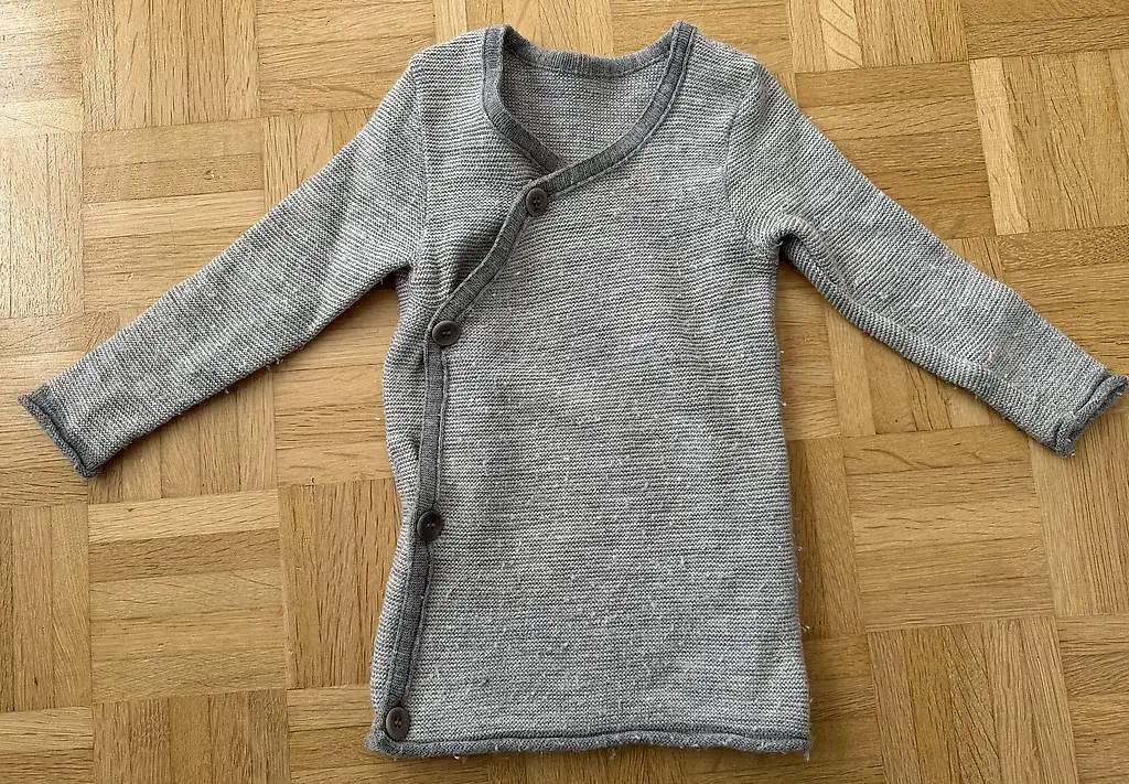 Schurwolle Strickjacke Disana Gr. 86/92