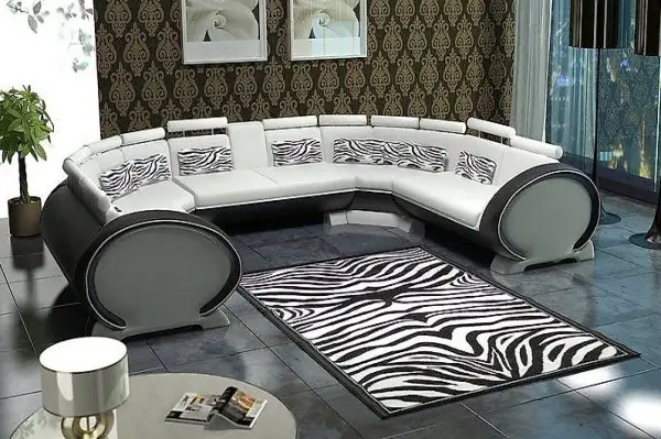  LEDERSOFA WOHNLANDSCHAFT BIG ECKSOFA VIGO U-FORM (NB)