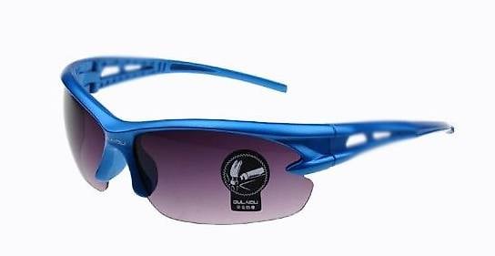 Portofrei Blau Brille Sport Sonnen Motorrad Velo Sportbril