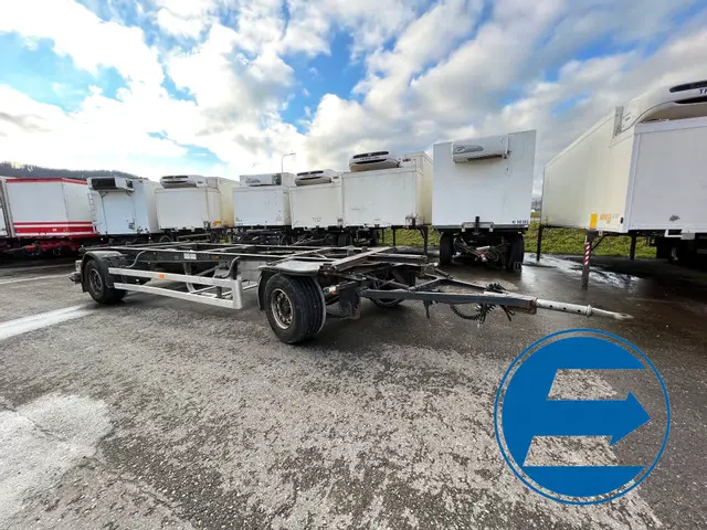 SCHMITZ, AWF 18 Containertransport, Wechselrahmen / Containerchassis