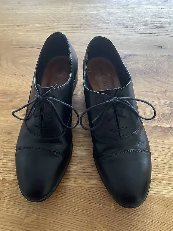 Damen Lederschuhe mit Ledersohle Grösse 39 getragen
