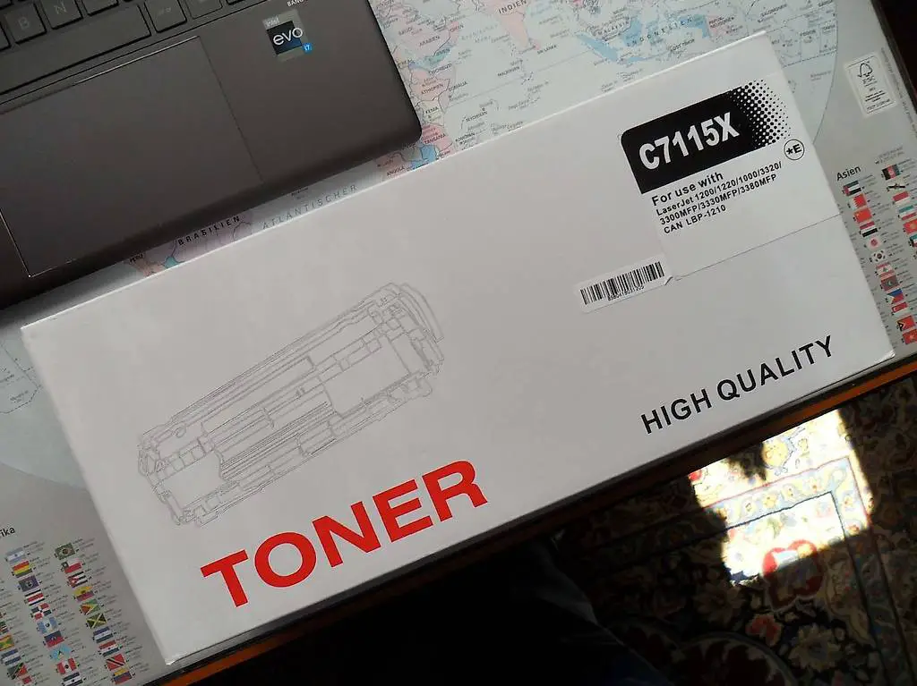 Tonerpatronen zu HP Laserdrucker