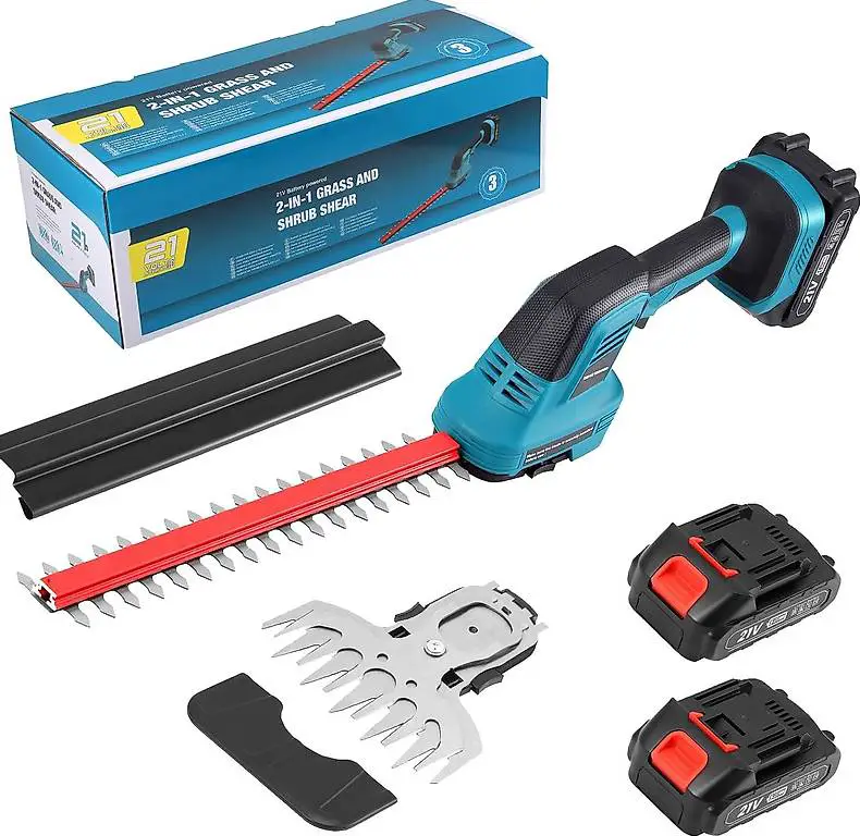Elektrische Heckenschere Akku Grasscheren 21V Akku Heckensch