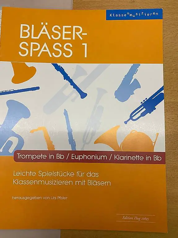 Bläser Spass 1. Notensatz