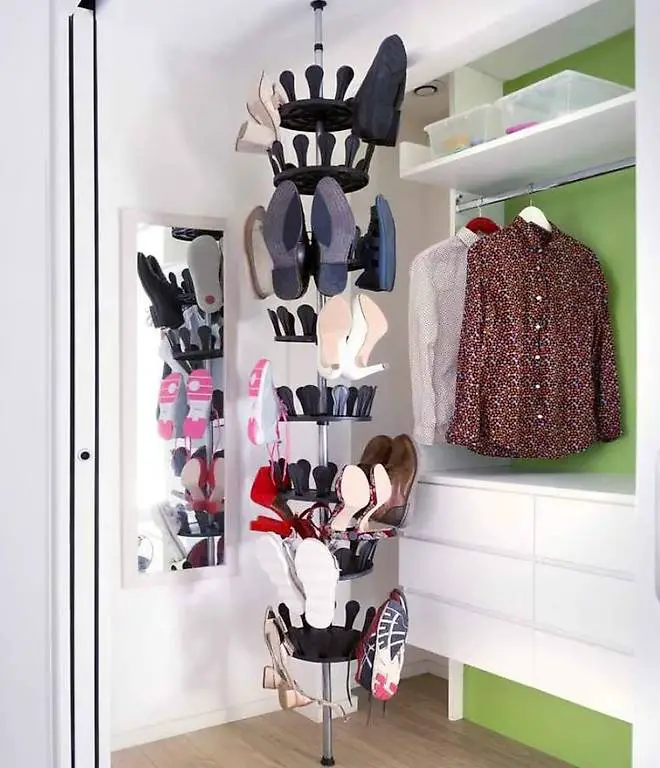 Schuhkarussell - Schuhregal für 48 Paar Schuhe