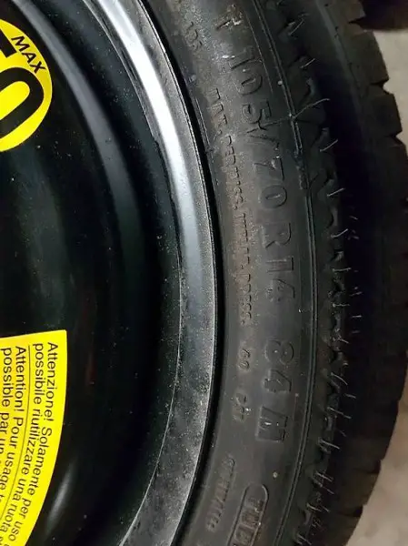 Volvo Notrad 4 Loch für ältere Modelle.