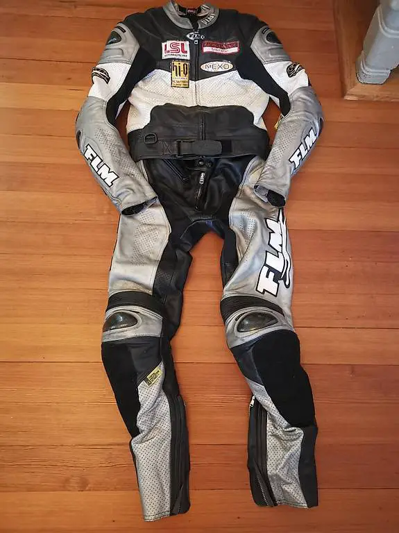 Lederkombi Gr. 48 Herren FLM gebraucht.