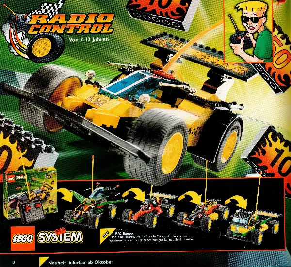 LEGO® 5600 Remote Control Racer Rennauto mit Rampen und Box