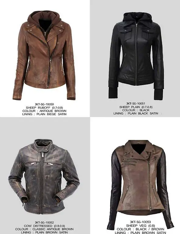 vikking echtleder fashion und motorradjacken damen