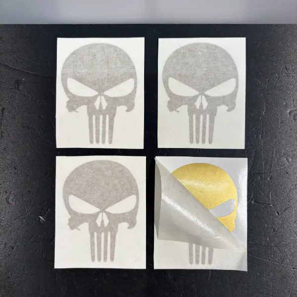 >top: 4x sticker punisher prepper waffenbesitzer defense