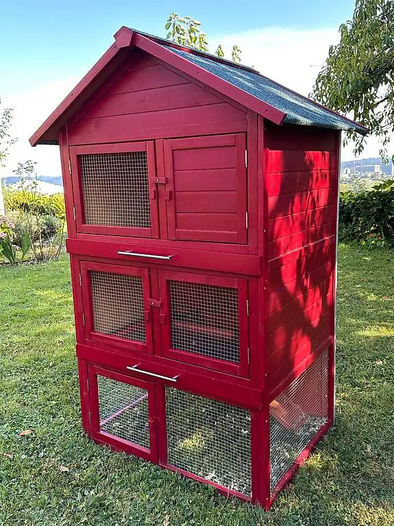 Kaninchenstall, Hasenstall oder Meerschweinchen Winterfest