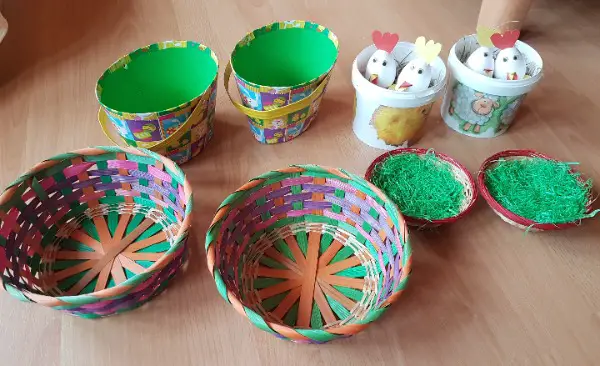 osterdeko - körbe / osternestli